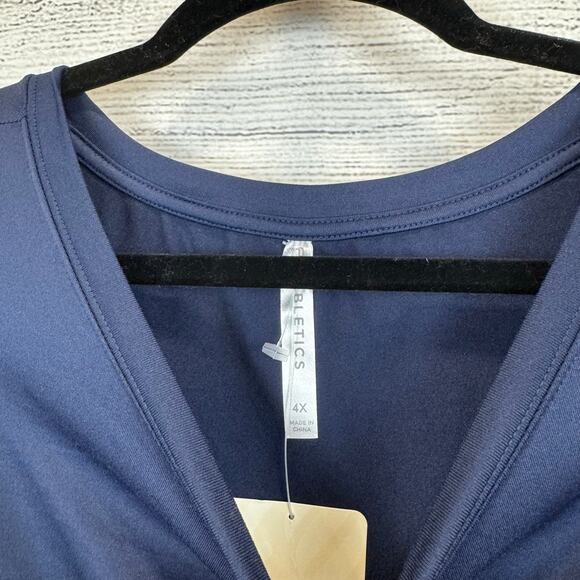 Fabletics Plus Size Deep Navy Blake Active Sleeveless Muscle Tank Size 4X - Picture 2 of 5